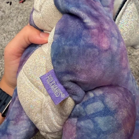 Folkmanis large purple dragon hand puppet plush toy - Picture 5 of 6